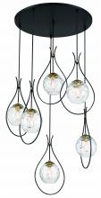  1536-726 - Cody - 6 Light Pan Pendant