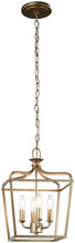  4445-582 - Laurel Estate - 4 Light Pendant (Convertible to Semi Flush)