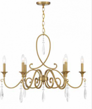 Savoy House 1-2700-6-322 - Fairchild 6-Light Chandelier in Warm Brass