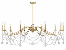 Savoy House 1-7504-10-322 - Mariposa 10-Light Chandelier in Warm Brass