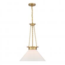  7-1011-1-322 - Myers 1-Light Pendant in Warm Brass