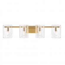  8-8204-4-322 - Genry 4-Light Bathroom Vanity Light in Warm Brass