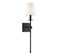  9-303-1-89 - Monroe 1-Light Wall Sconce in Matte Black