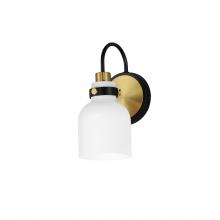  12331WTBKSBR - Milk-Wall Sconce