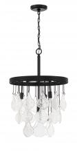  P980FB4 - Vesi 4 Light Pendant in Flat Black