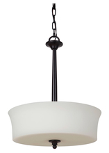 Craftmade 41743-OB - 3 Light Inverted Pendant