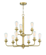 Craftmade 53029-SB - 9 Light Chandelier