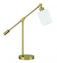  87011SB-T - Indiana 1 Light Table Lamp in Satin Brass