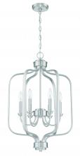  50536-BNK - Bolden 6 Light Foyer in Brushed Polished Nickel