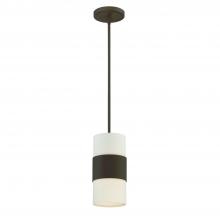  290-DB - Libby Langdon Grayson 1 Light Dark Bronze Mini Pendant