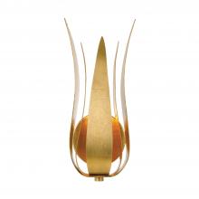  511-GA - Broche 1 Light Antique Gold Sconce