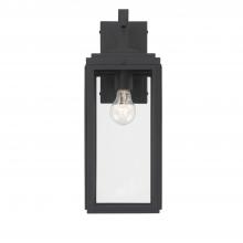  BYR-80102-MK - Byron 1 Light Matte Black Outdoor Sconce