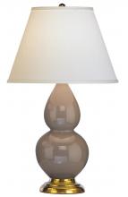  1768X - Smokey Taupe Small Double Gourd Accent Lamp