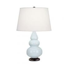  271X - Baby Blue Small Triple Gourd Accent Lamp