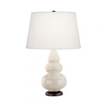  274X - Bone Small Triple Gourd Accent Lamp