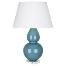  OB23X - Steel Blue Double Gourd Table Lamp