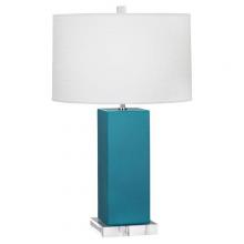  PC995 - Peacock Harvey Table Lamp