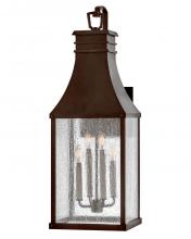 Hinkley Merchant 17468BLC - Extra Large Wall Mount Lantern