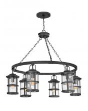 Hinkley Merchant 2689BK - Large Single Tier Chandelier