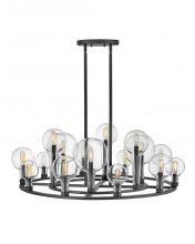 Hinkley Merchant 30529BK - Large Single Tier Chandelier