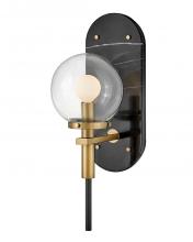 Hinkley Merchant 34590BK - Medium Single Light Sconce