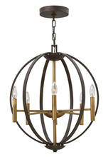 Hinkley Merchant 3466SB - Small Orb Chandelier