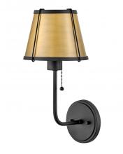 Hinkley Merchant 4890BK-LDB - Medium Single Light Sconce