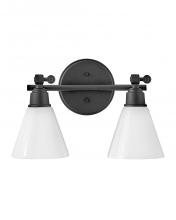 Hinkley Merchant 51182BK - Small Adjustable Two Light Vanity