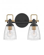 Hinkley Merchant 51272BK - Small Two Light Vanity