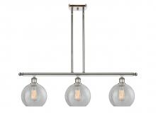  516-3I-PN-G125 - Athens - 3 Light - 36 inch - Polished Nickel - Cord hung - Island Light