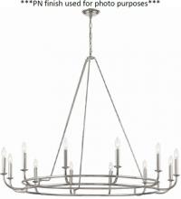 McManus Items BAI-A2109X-1T-30H-AG - Bailey 12 Light Aged Brass Chandelier