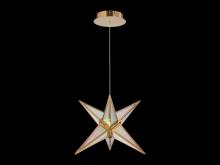 Golden 1555-18 RG - Spectrum 18" LED Chandelier in Rose Gold