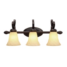 Golden 8106-BA3 CDB - Torbellino 3 Light Bath Vanity