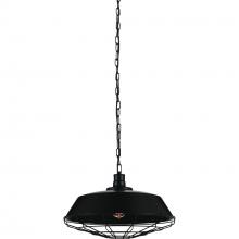  9611P18-1-101 - Morgan 1 Light Down Pendant With Black Finish