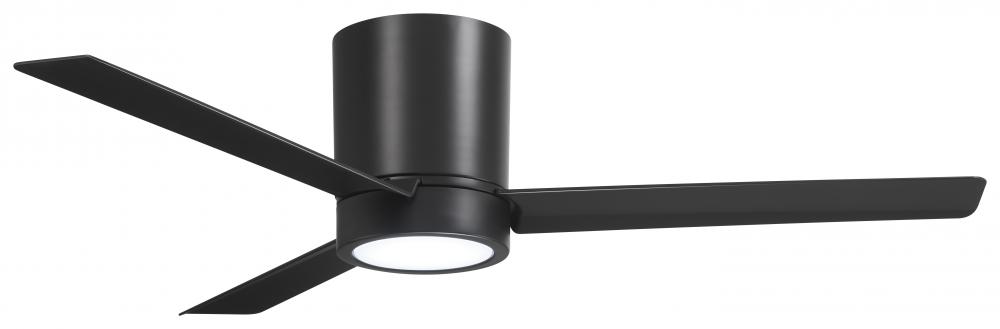 52" HUGGER CEILING FAN W/LED LIGHT