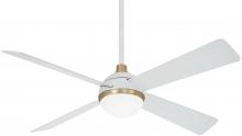 Minka-Aire F623L-WHF/SBR - 54" CEILING FAN W/ LED LIGHT