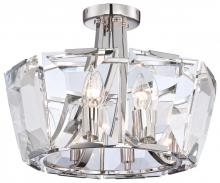  N6987-613 - Castle Aurora - 8 Light Semi Flush