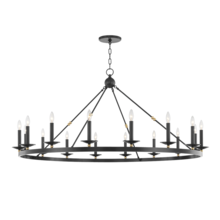  3216-AOB - 16 LIGHT CHANDELIER