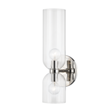  4122-PN - 2 LIGHT WALL SCONCE