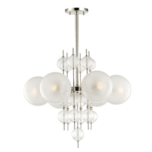  6427-PN - 6 LIGHT CHANDELIER