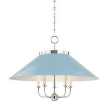  MDS1403-PN/BB - 5 LIGHT CHANDELIER