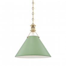  MDS352-AGB/LFG - 1 LIGHT LARGE PENDANT