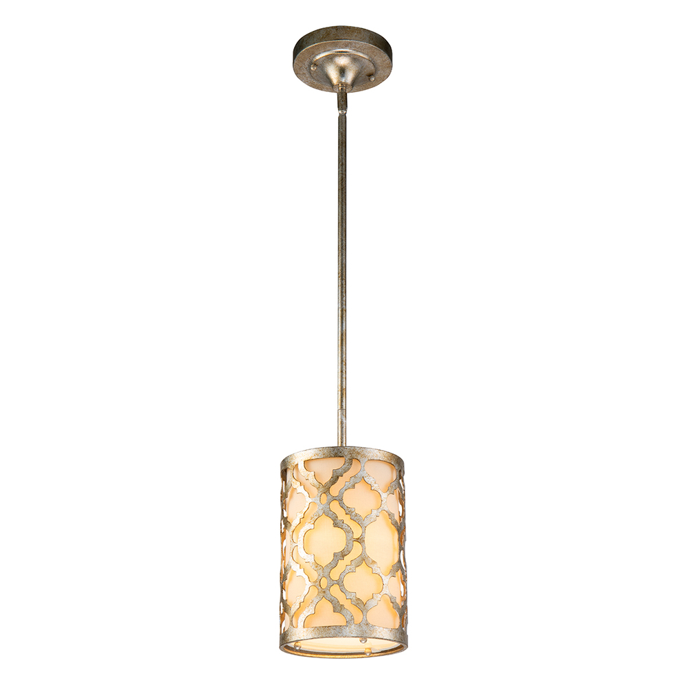 Arabella Kitchen Metal Weathered Silver Mini Pendant to semi flush By Lucas McKearn