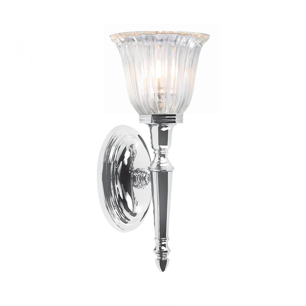 Dryden 1 Light Bath Light in Polished Chrome