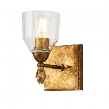  BB1000G-1-F1G - Felice 1 Light Wall Sconce In Gold