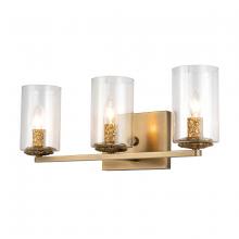  BB1003ATB-3 - Bolivar 3-Light Vanity Fixture In Antique Brass