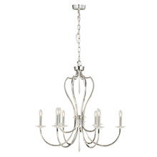  EL/PM9PN - Pimlico 9lt Chandelier Polished Nickel