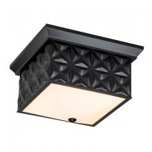  FM1302MB-14 - Alpha Square Flush Mount in Black