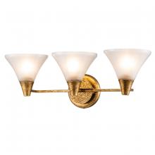  BB1114G-3 - Lemoine 3 Light Bath Bar in Gold