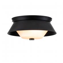  FM1004MB-10 - Bowtie Flush Mount in Matte Black